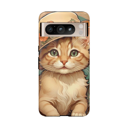 Alphonse Mucha Tough Phone Cases (A kitten)