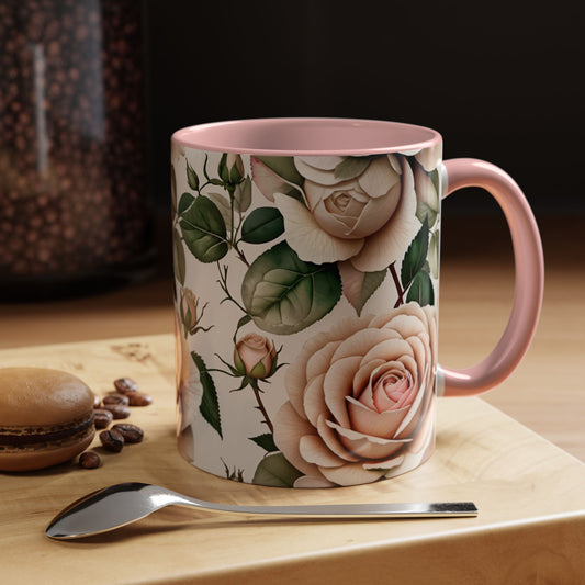 Watercolor Pink Roses Coffee Mug Coffee Mug 11oz (0.33 l)