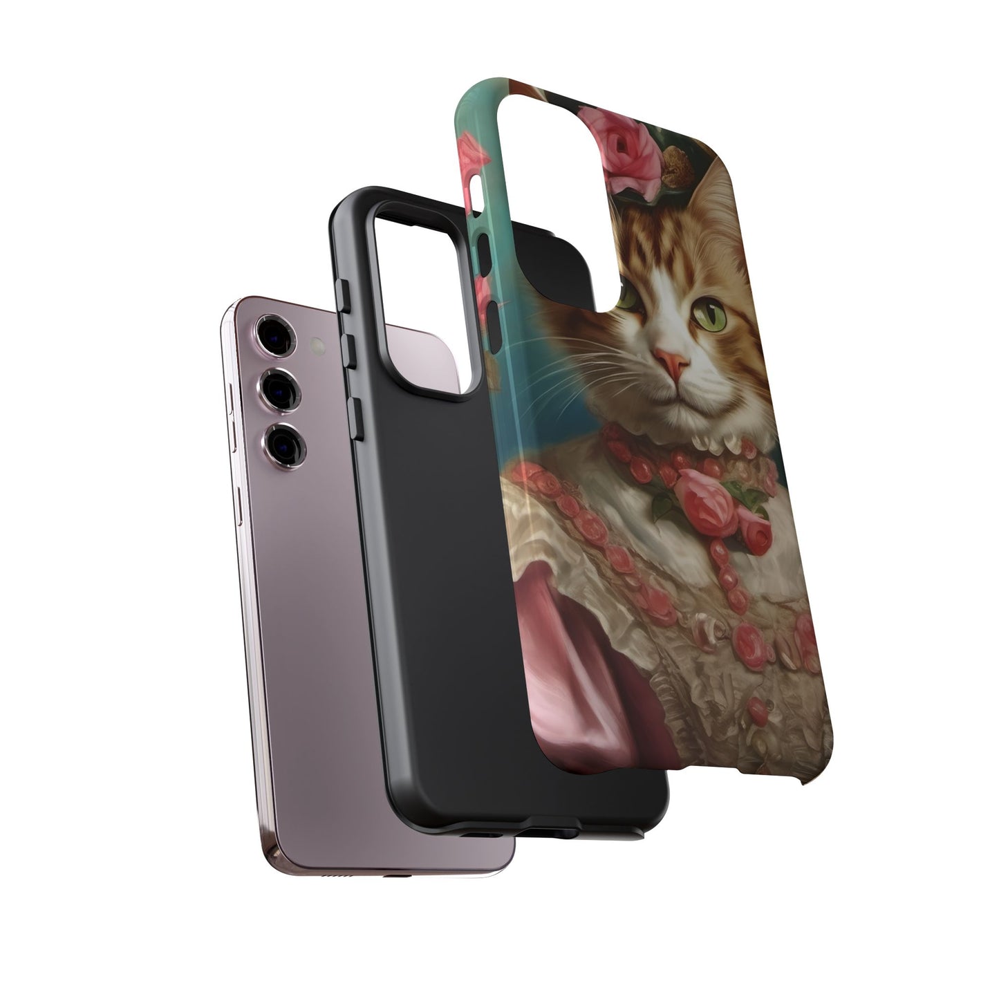 Rococo Cat Tough Phone Cases (A Queen 2)