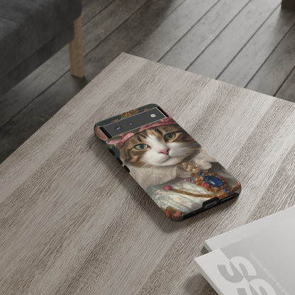 Rococo Cat Tough Phone Cases (A Queen)