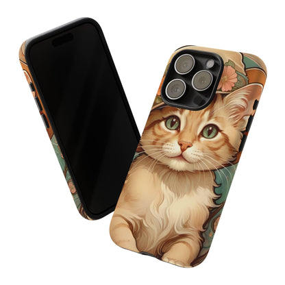 Alphonse Mucha Tough Phone Cases (A kitten)