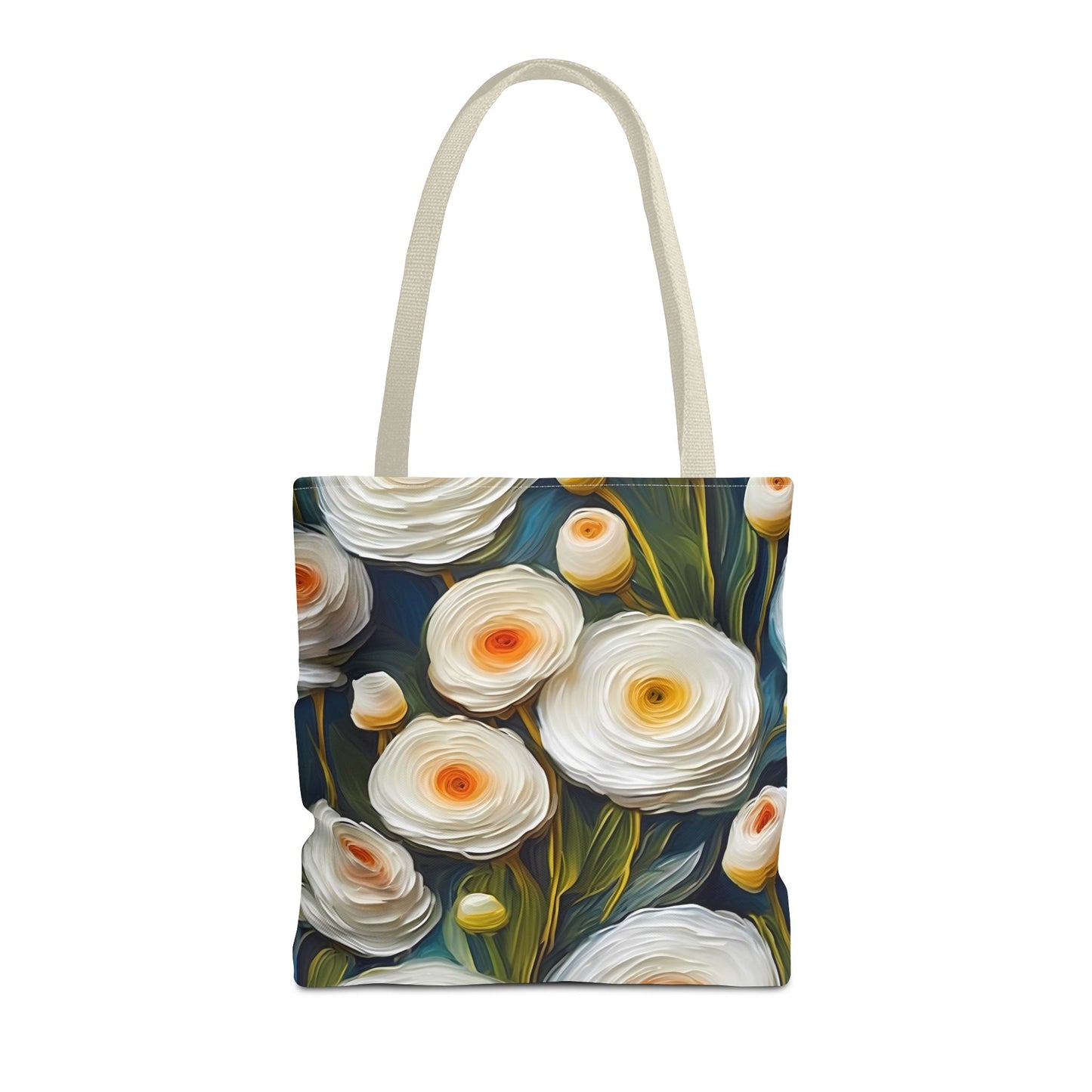 Vincent Van Gogh inspired White Ranunculus Tote Bag