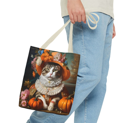 Halloween Rococo Cat Tote