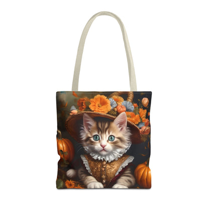 Halloween Rococo Kitten Tote