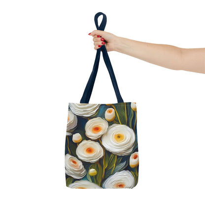 Vincent Van Gogh inspired White Ranunculus Tote Bag