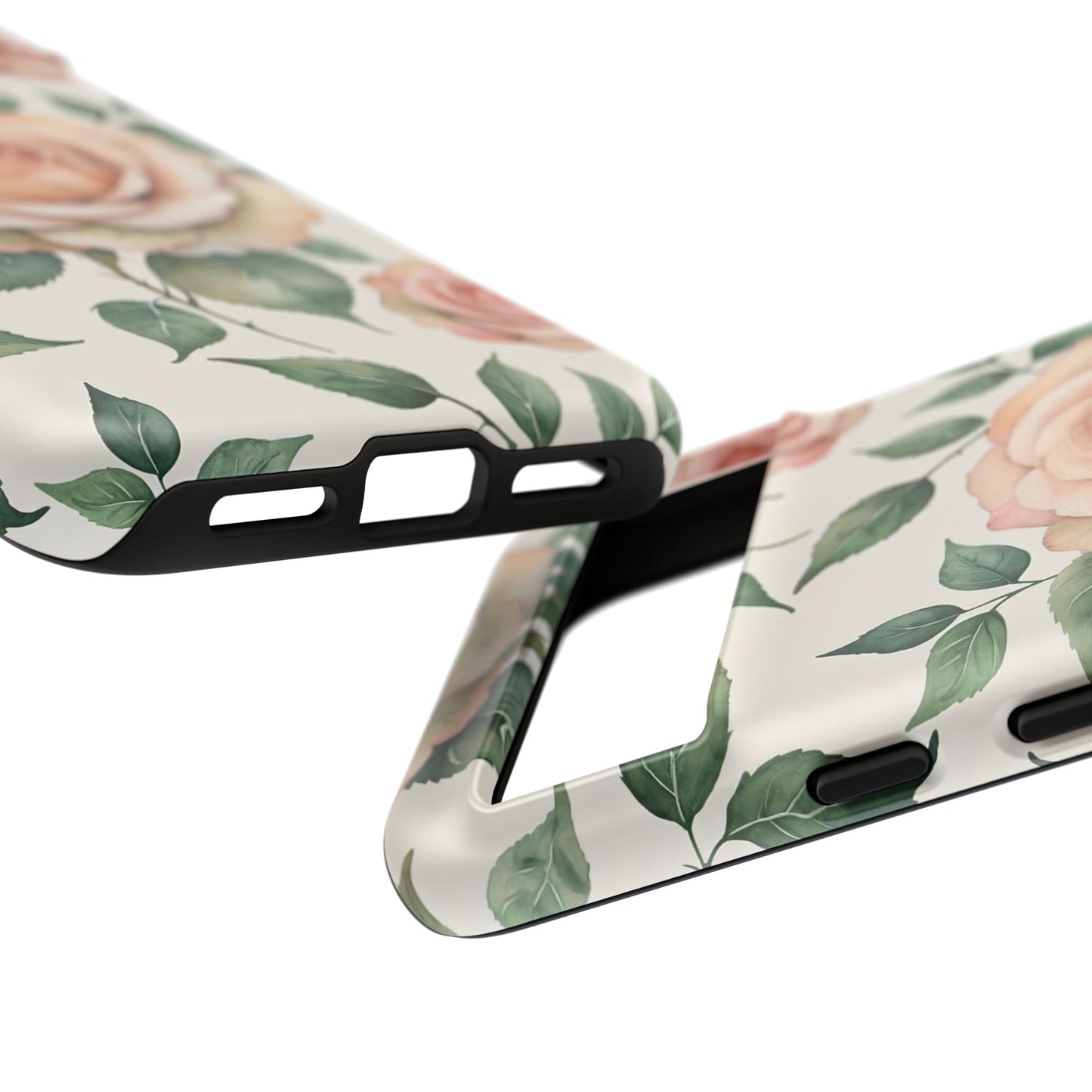 Watercolor Large Roses Tough Cases
