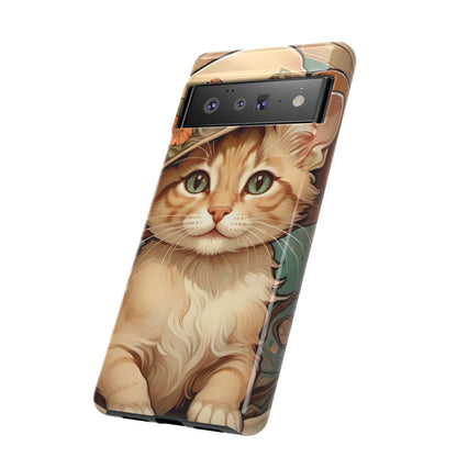 Alphonse Mucha Tough Phone Cases (A kitten)