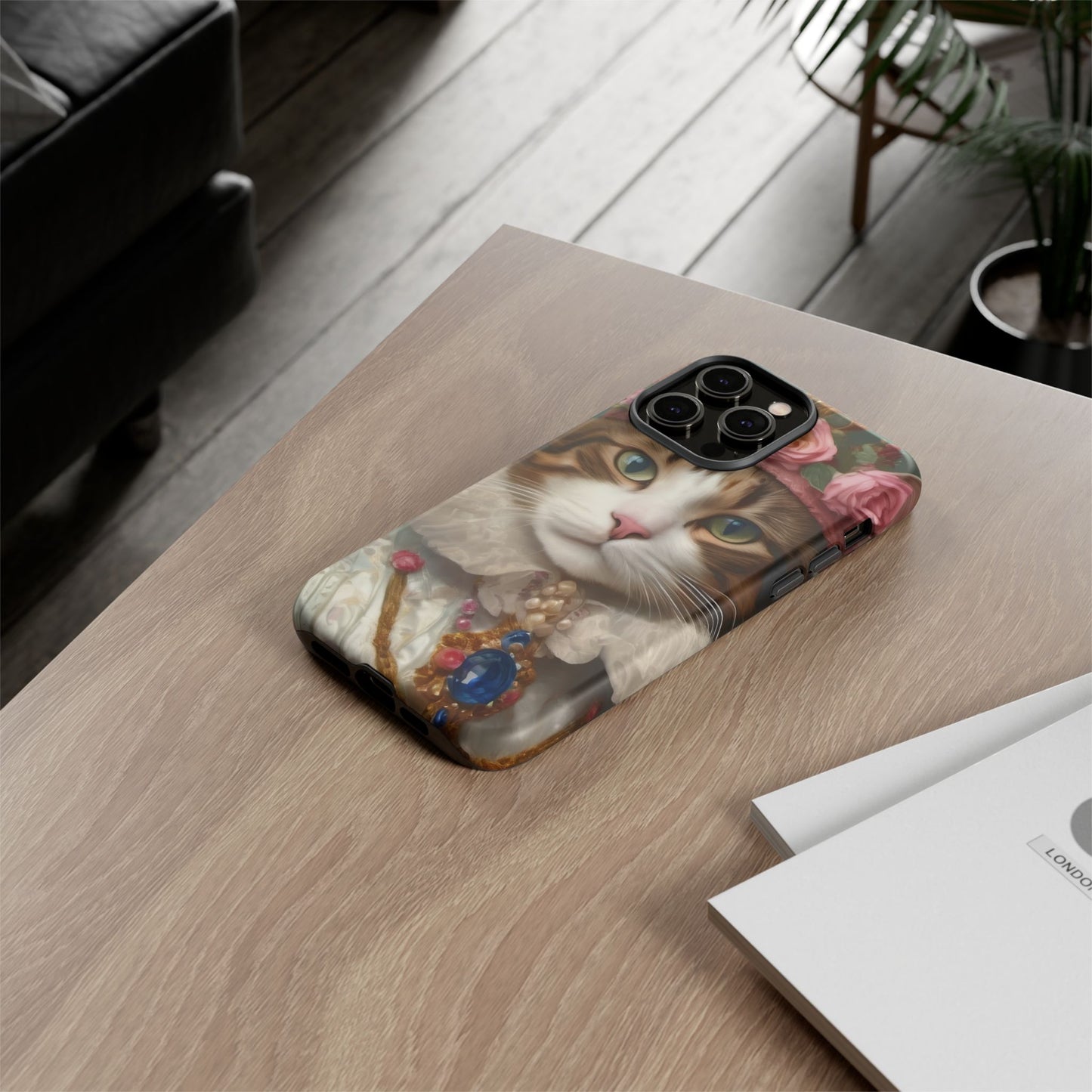 Rococo Cat Tough Phone Cases (A Queen)