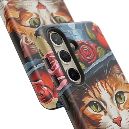 Oil Painting Cat Tough Phone Cases (A Gentleman)