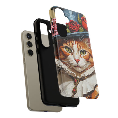 Oil Painting Cat Tough Phone Cases (A Gentleman)