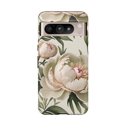 Watercolor Large Peonies Tough Cases