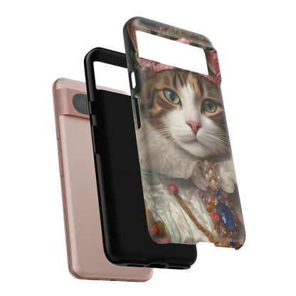 Rococo Cat Tough Phone Cases (A Queen)