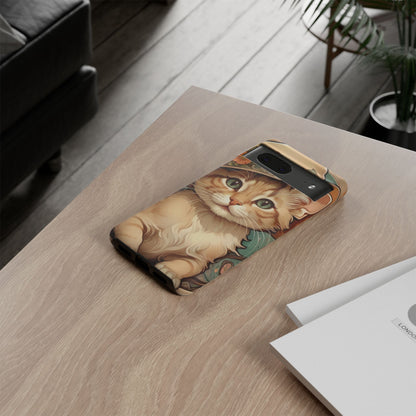 Alphonse Mucha Tough Phone Cases (A kitten)