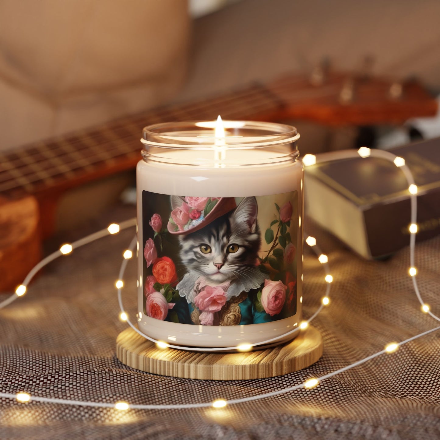 Rococo Cat Scented Soy Candle 2, 9oz