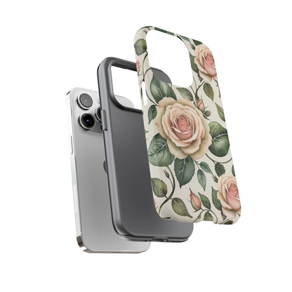 Watercolor Large Roses Tough Cases 2