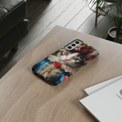 Rococo Cat Tough Phone Cases (A Kitten)