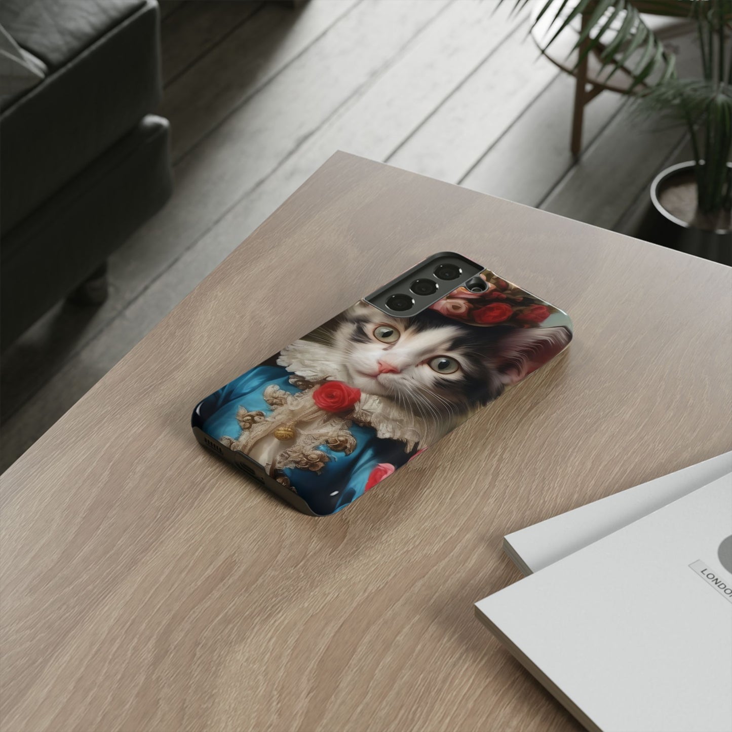 Rococo Cat Tough Phone Cases (A Kitten)