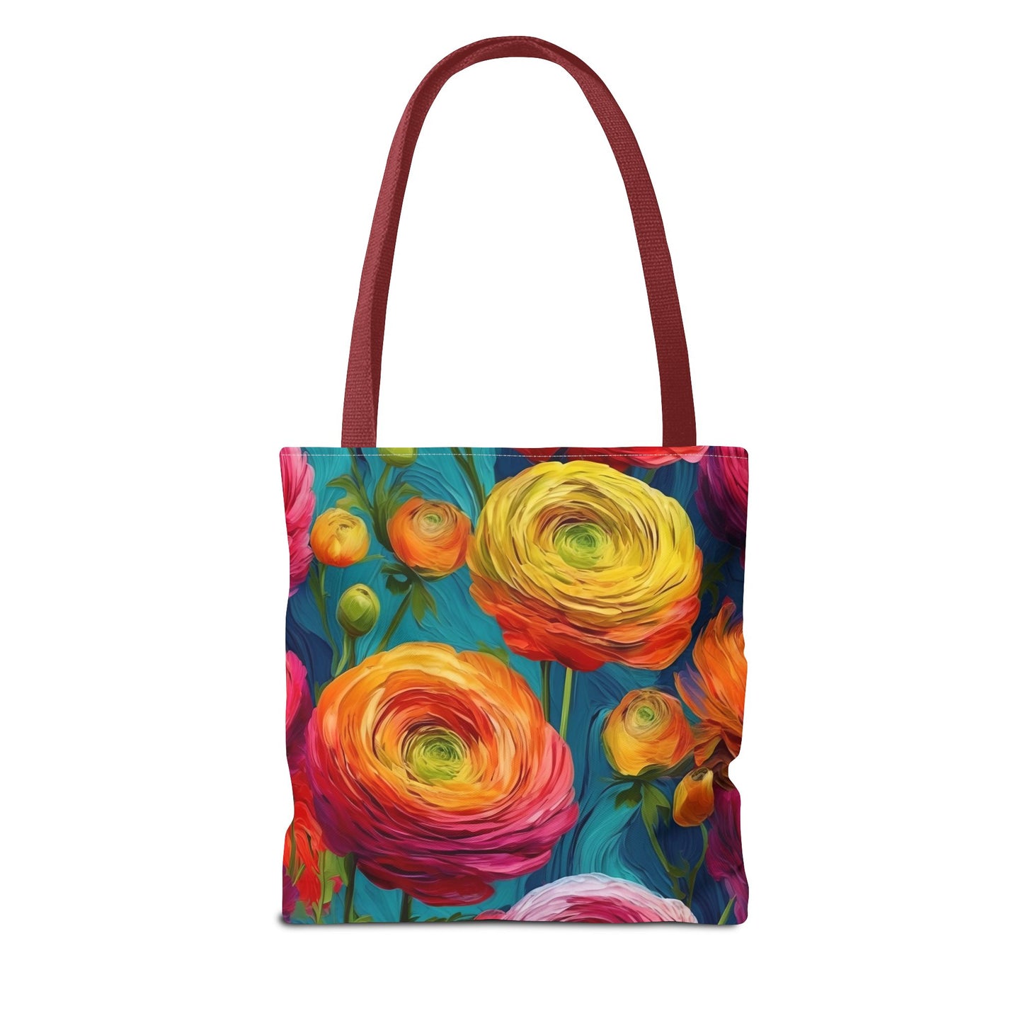 Vincent Van Gogh inspired Colorful Anemones Tote Bag 2