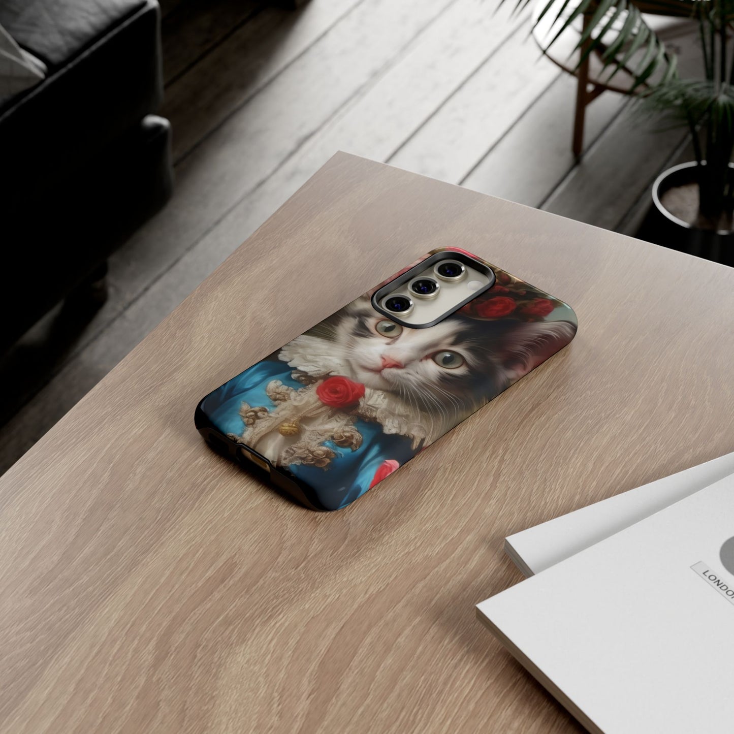 Rococo Cat Tough Phone Cases (A Kitten)