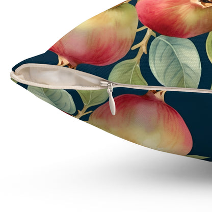 Rococo Pomegranates Square Pillow 2