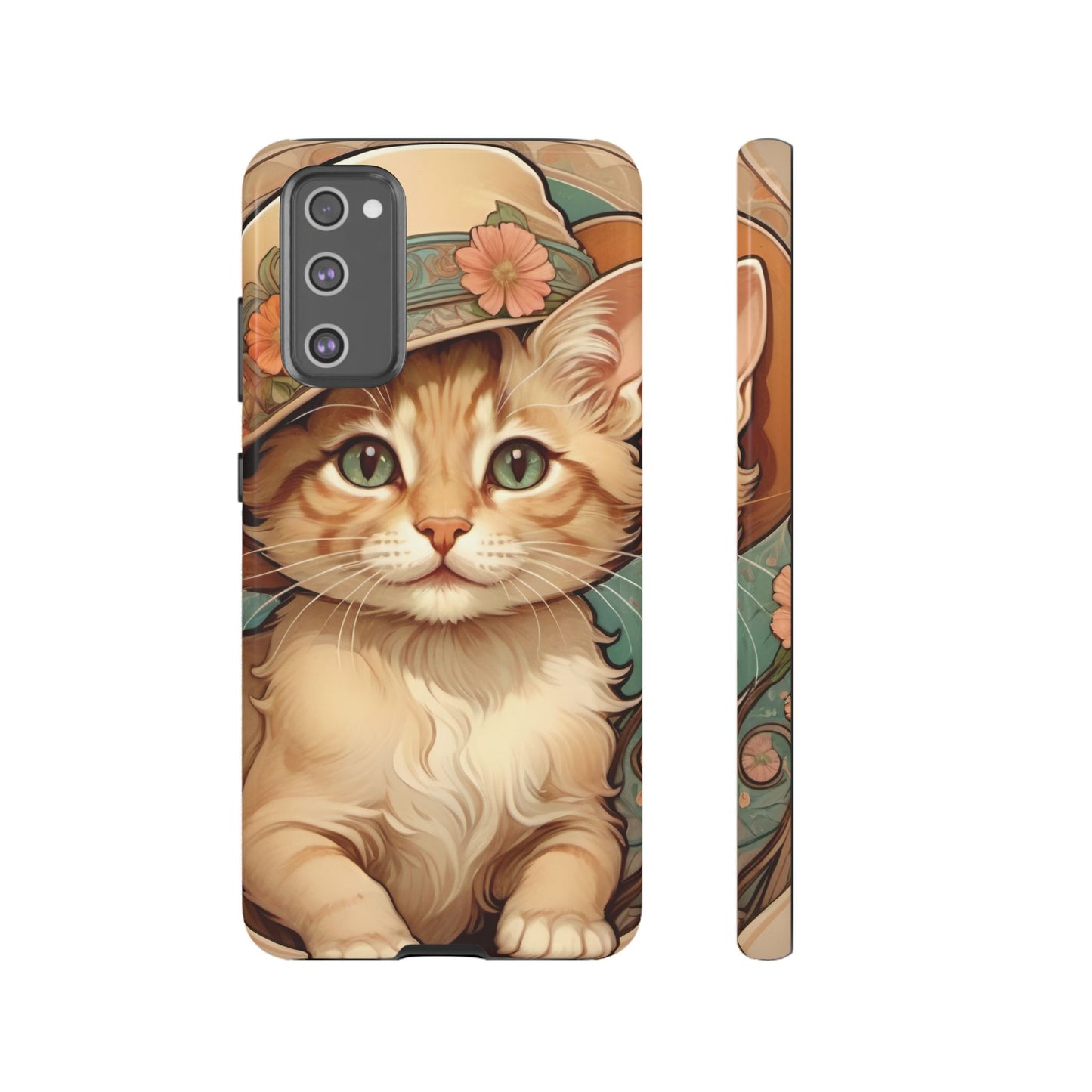 Alphonse Mucha Tough Phone Cases (A kitten)