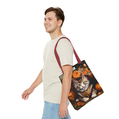 Halloween Rococo Kitten Tote