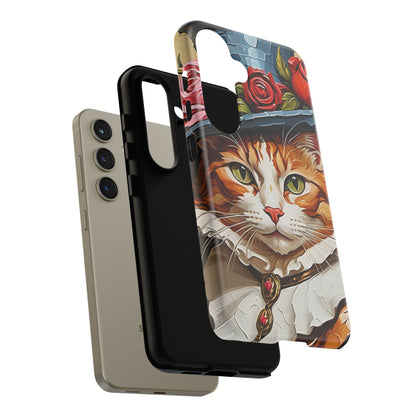 Oil Painting Cat Tough Phone Cases (A Gentleman)