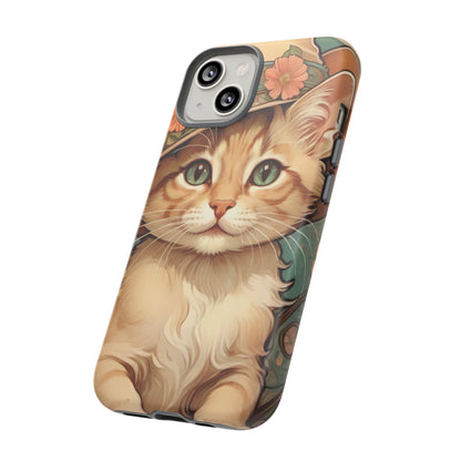 Alphonse Mucha Tough Phone Cases (A kitten)