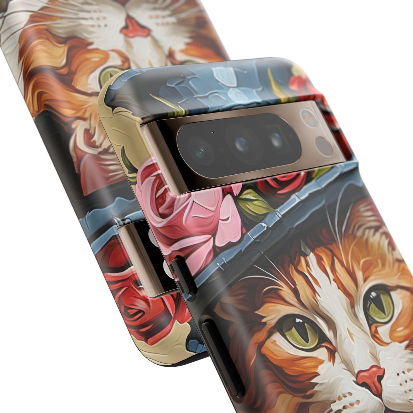 Oil Painting Cat Tough Phone Cases (A Gentleman)