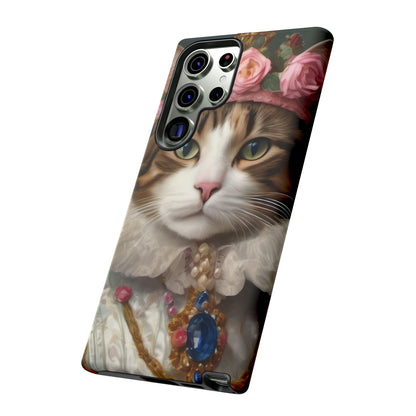 Rococo Cat Tough Phone Cases (A Queen)