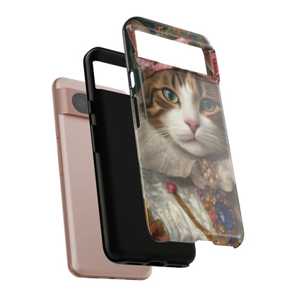 Rococo Cat Tough Phone Cases (A Queen)