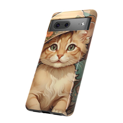 Alphonse Mucha Tough Phone Cases (A kitten)