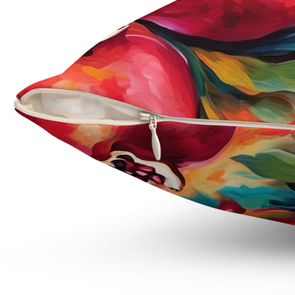 Vincent Van Gogh inspired Pomegranates Square Pillow