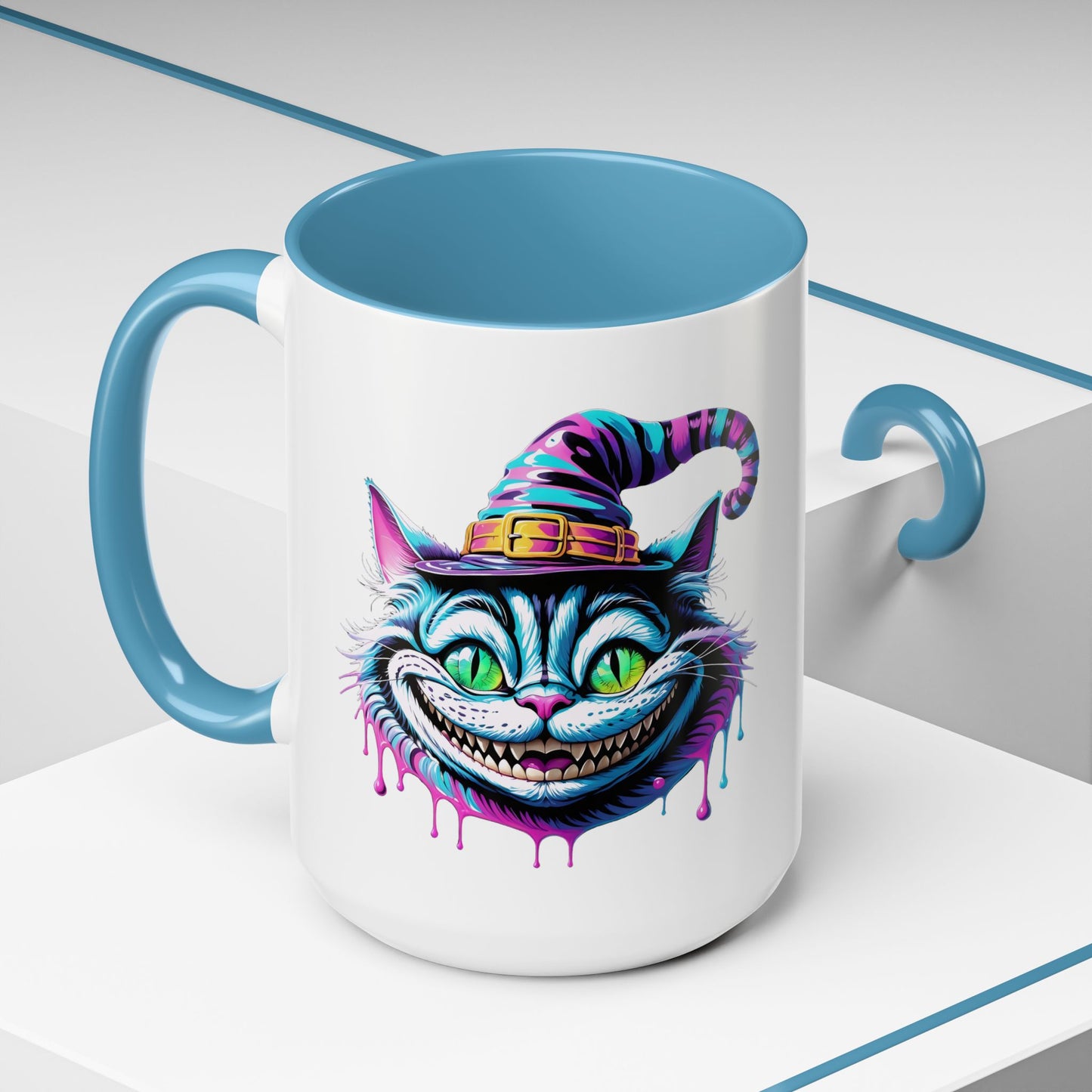 Halloween Cheshire Cat Coffee Mug (11, 15oz)