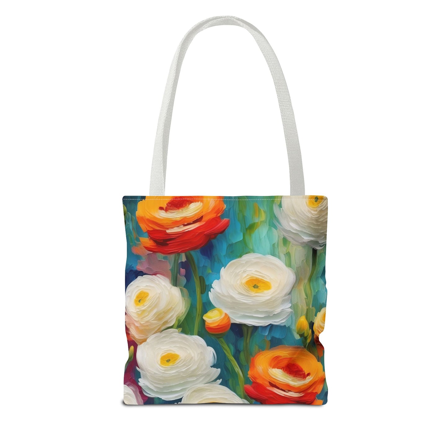 Claude Monet inspired Tender Ranunculus Tote Bag