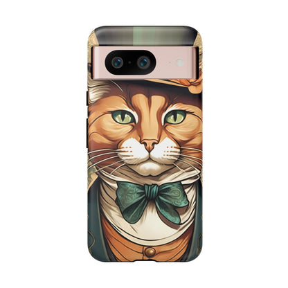 Alphonse Mucha Tough Phone Cases (A gentleman cat)