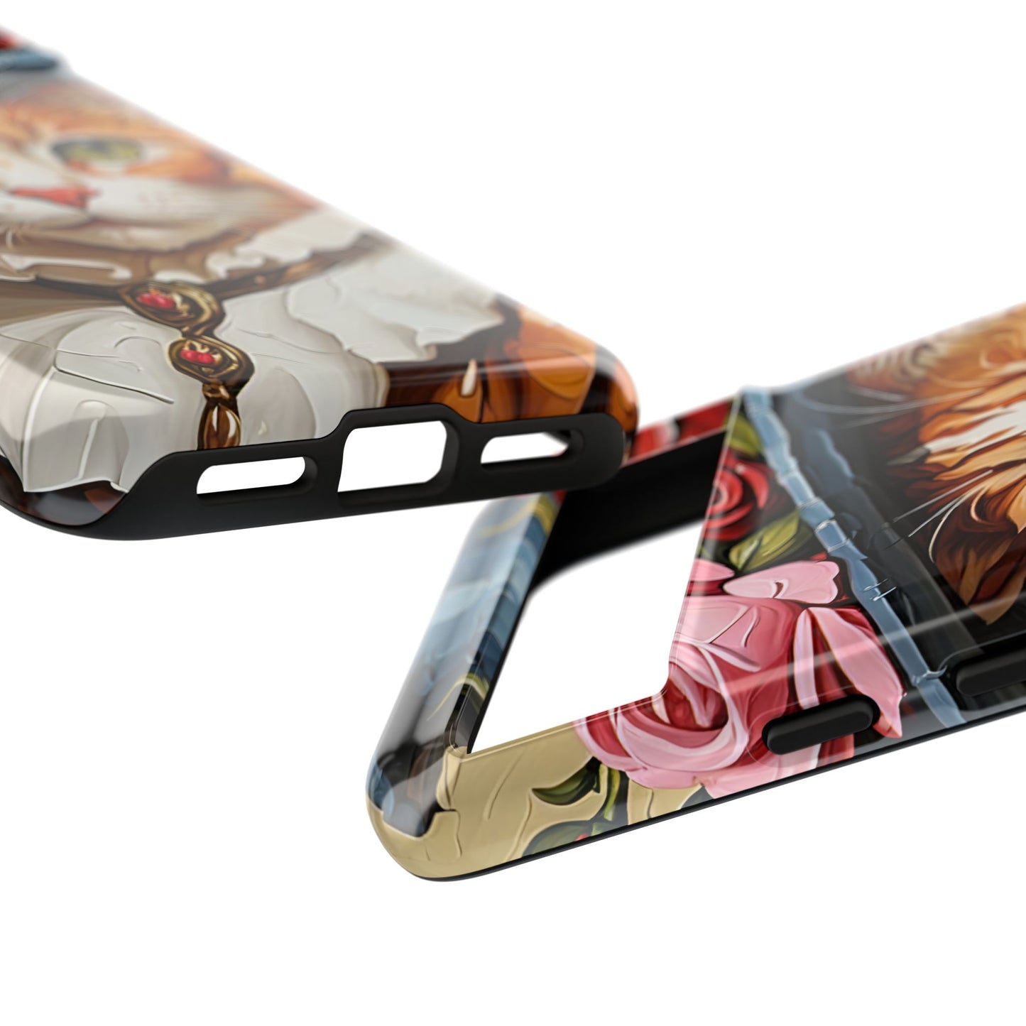 Oil Painting Cat Tough Phone Cases (A Gentleman)