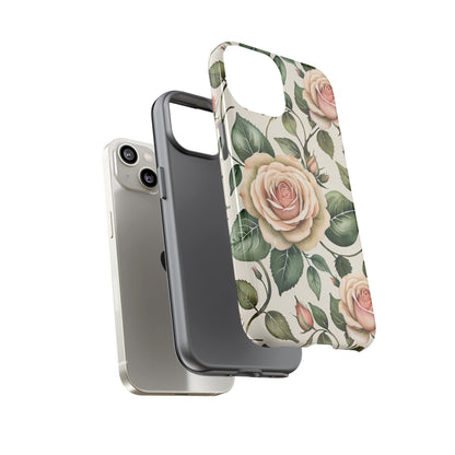 Watercolor Large Roses Tough Cases 2