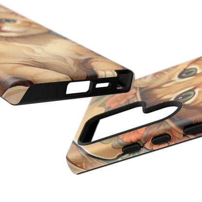 Alphonse Mucha Tough Phone Cases (A kitten)