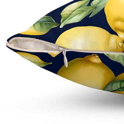 Rococo Lemons Square Pillow