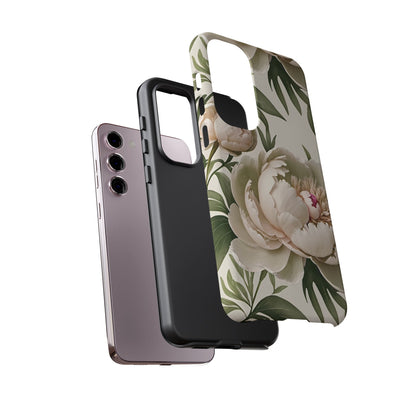Watercolor Large Peonies Tough Cases