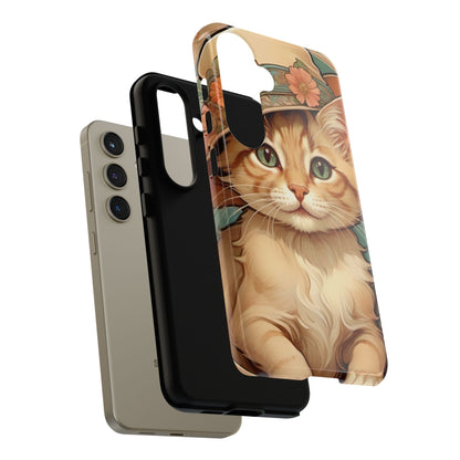 Alphonse Mucha Tough Phone Cases (A kitten)