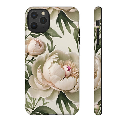 Watercolor Large Peonies Tough Cases