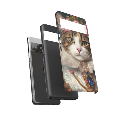 Rococo Cat Tough Phone Cases (A Queen)