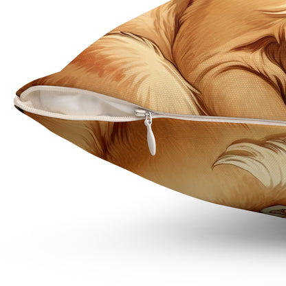 Art Nouveau Cat Square Pillow