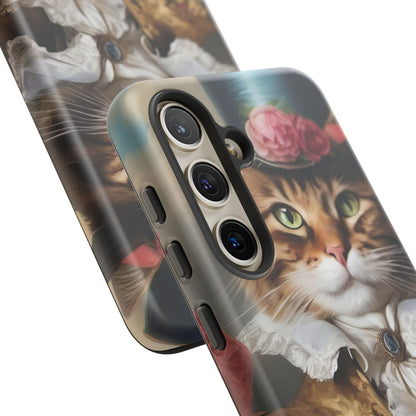 Rococo Cat Tough Phone Cases (A Gentleman)