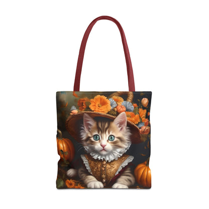 Halloween Rococo Kitten Tote